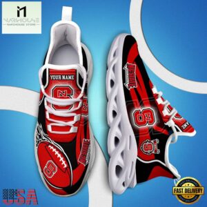Custom Name NC State Wolfpack NCAA Team Sport Max Soul Shoes