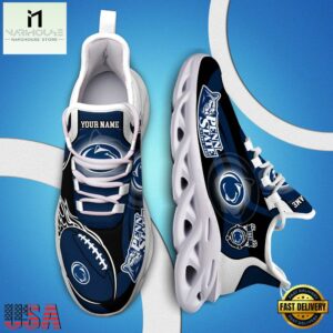 Custom Name Penn State Nittany Lions NCAA Team Sport Max Soul Shoes