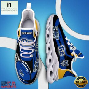 Custom Name Pittsburgh Panthers NCAA Team Sport Max Soul Shoes