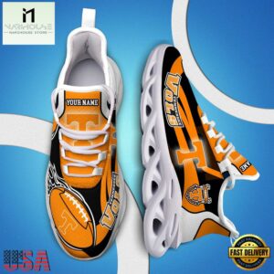 Custom Name Tennessee Volunteers NCAA Team Sport Max Soul Shoes