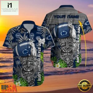NCAA Custom Name Penn State Nittany Lions Hawaiian Shirt Hawaiian Shirt Cheap For Men Women , Aloha Hawaiian Shirts 6 NCAA Custom Name Penn State Nittany Lions Hawaiian Shirt Hawaiian Shirt Cheap For Men Women