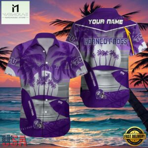NCAA Custom Name Tcu Horned Frogs Hawaiian Shirt Cheap