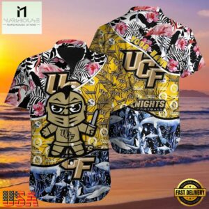 NCAA Custom Name Ucf Knights Hawaiian Shirt Cheap For Mens Womens