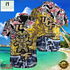 NCAA Custom Name Ucf Knights Hawaiian Shirt Cheap For Mens Womens