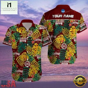 NCAA Mississippi State Bulldogs Hawaiian Shirt Personalized Aloha Hawaiian Shirt For Men Women