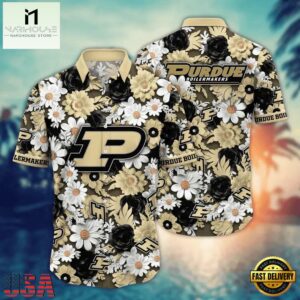 NCAA Purdue Boilermakers Sport Logo Team Hawaiian Shirt