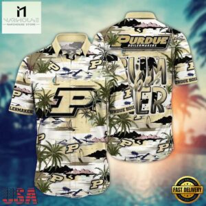 NCAA Purdue Boilermakers Sport Team Design Hawaiian Shirt