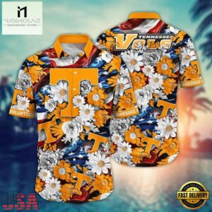 NCAA Tennessee Volunteers Flower Summer Hawaiian Shirt