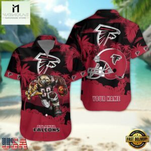 NFL Atlanta Falcons Football Mascot Summer Hawaiian Shirt