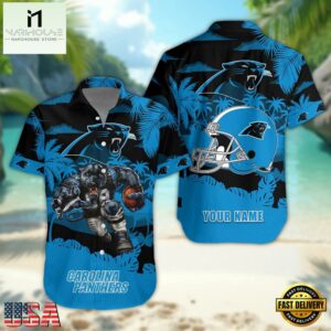 NFL Carolina Panthers Football Mascot Summer Hawaiian Shirt