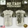 Miami Marlins MLB x Armed Forces Day Night Baseball Jersey Shirt