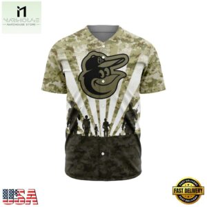 MLB Baltimore Orioles Special Honor Veterans Design Baseball Jersey