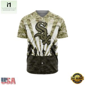 MLB Chicago White Sox Special Honor Veterans Design Baseball Jersey