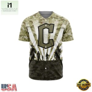 MLB Cleveland Guardians Special Honor Veterans Design Baseball Jersey