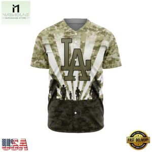 MLB Los Angeles Dodgers Special Honor Veterans Design Baseball Jersey
