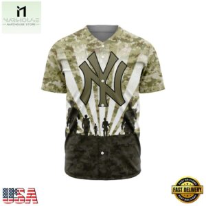 MLB New York Yankees Special Honor Veterans Design Baseball Jersey