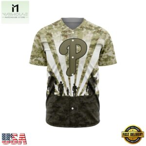 MLB Philadelphia Phillies Special Honor Veterans Design Baseball Jersey