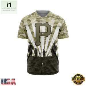 MLB Pittsburgh Pirates Special Honor Veterans Design Baseball Jersey