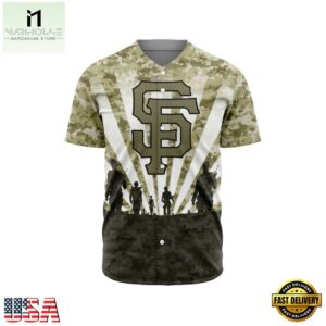 MLB San Francisco Giants Special Honor Veterans Design Baseball Jersey