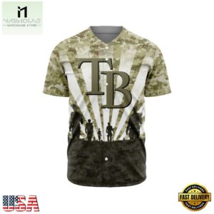 MLB Tampa Bay Rays Special Honor Veterans Design Baseball Jersey