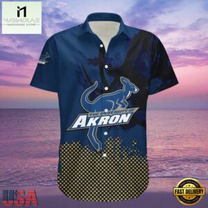 NCAA Akron Zips Hawaiian Shirt For Men Women