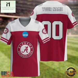 NCAA Alabama Crimson Tide Sport Team New Season Personalized Football Jersey