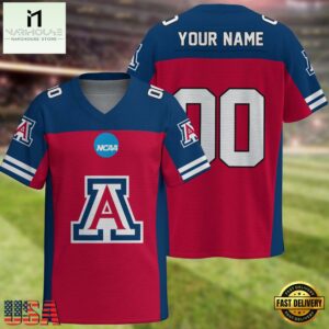 NCAA Arizona Wildcats Sport Team New Season Personalized Football Jersey