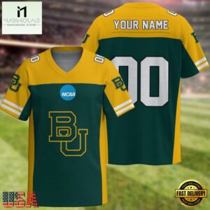 NCAA Baylor Bears Sport Team New Season Personalized Football Jersey