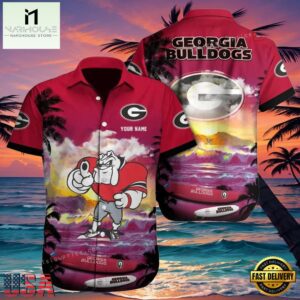 NCAA Custom Georgia Bulldogs Style Hot Trending Summer Aloha Hawaiian Shirt.jpg