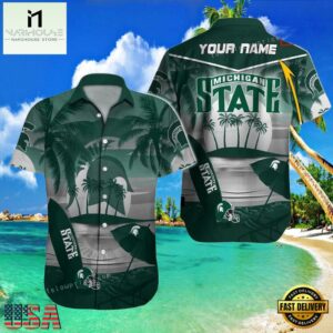 NCAA Custom Michigan State Spartans Style Hot Trending Summer Aloha Hawaiian Shirt For Men And Women.jpg