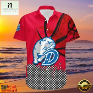 NCAA Drake Bulldogs Hawaiian Shirt For Men Women , NCAA Aloha Shirts 6 NCAA Drake Bulldogs Hawaiian Shirt For Men Women