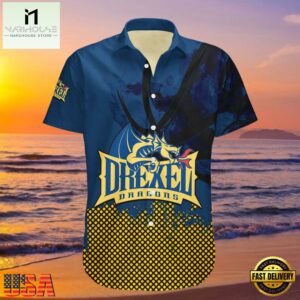 NCAA Drexel Dragons Hawaiian Shirt For Men Women , NCAA Aloha Shirts 6 NCAA Drexel Dragons Hawaiian Shirt For Men Women