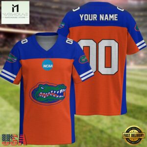 NCAA Florida Gators Sport Team New Season Personalized Football Jersey