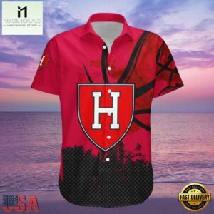 NCAA Harvard Crimson Hawaiian Shirt For Men Women