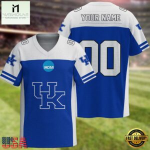 NCAA Kentucky Wildcats Sport Team New Season Personalized Football Jersey