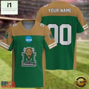 NCAA Marshall Thundering Herd Sport Team New Season Personalized Football Jersey