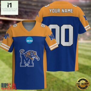 NCAA Memphis Tigers Sport Team New Season Personalized Football Jersey
