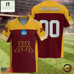 NCAA Minnesota Golden Gophers Sport Team New Season Personalized Football Jersey