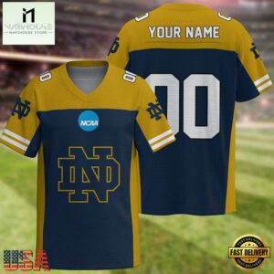 NCAA Notre Dame Fighting Irish Sport Team New Season Personalized Football Jersey