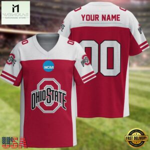 NCAA Ohio State Buckeyes Sport Team New Season Personalized Football Jersey