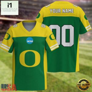 NCAA Oregon Ducks Sport Team New Season Personalized Football Jersey