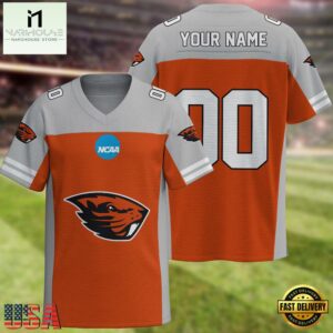 NCAA Oregon State Beavers Sport Team New Season Personalized Football Jersey
