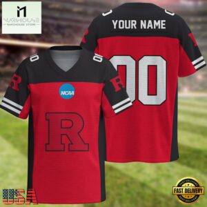 NCAA Rutgers Scarlet Knights Sport Team New Season Personalized Football Jersey