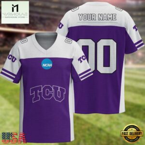 NCAA TCU Horned Frogs Sport Team New Season Personalized Football Jersey