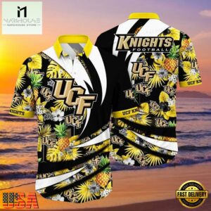 NCAA Ucf Knights Flower Hawaiian Shirt 3D Shirt, Ucf Knights Gifts For Her , NCAA Aloha Shirts 6 NCAA Ucf Knights Flower Hawaiian Shirt 3D Shirt, Ucf Knights Gifts For Her