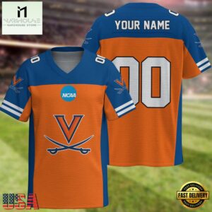 NCAA Virginia Cavaliers Sport Team New Season Personalized Football Jersey