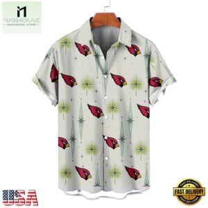 NFL Arizona Cardinals Football Team Logo Funny Aloha Hawaiian Shirt
