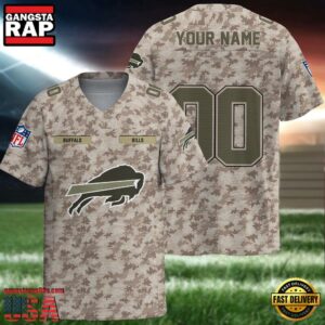 NFL Buffalo Bills Military Appreciation Day Custom Football Jersey
