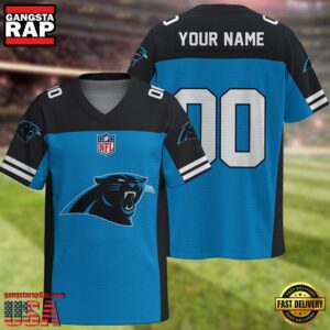 NFL Carolina Panthers New Logo 2025 Custom Football Jersey