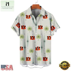 NFL Cincinnati Bengals Football Team Logo Funny Aloha Hawaiian Shirt